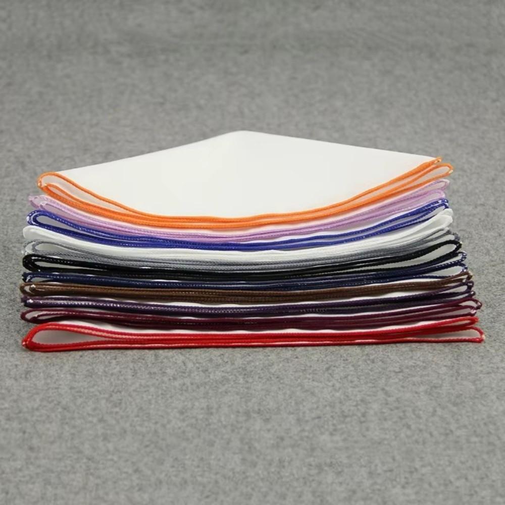 23cm Plain White Pocket Square Handkerchief Small Suit Pocket Towel Cloth Decoration