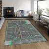 Kids Airport Runway Carpet Play Rug Mat for Living Room Game Area Home Decoration Rugs for Bedroom Living Room Decoration Rugs