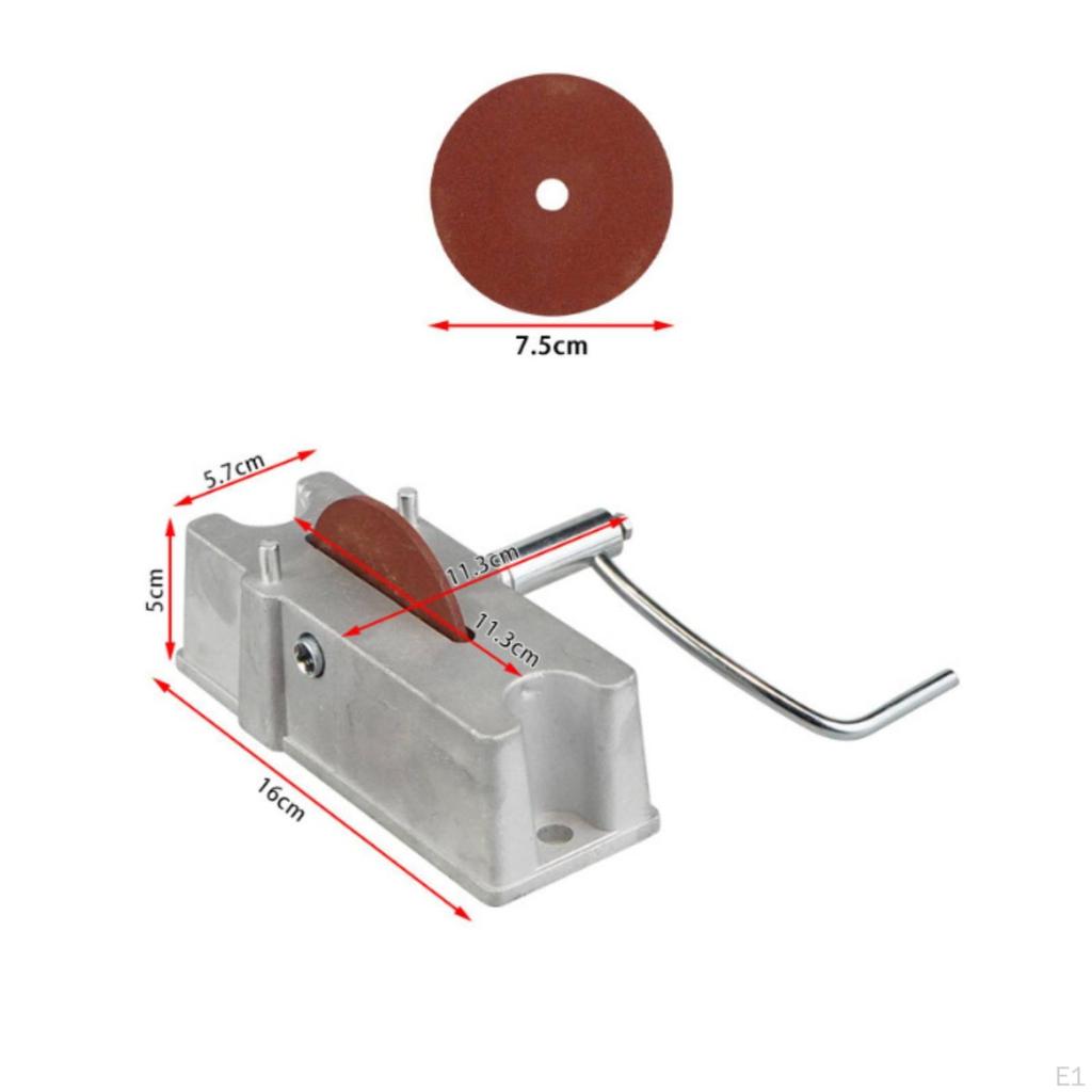 Filing Tool HandCrank Piston Seal Filer Compact with Grinding Wheels for Mechanics, DIYers,