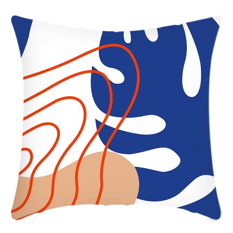 

Новая художественная абстрактная печать букв, узор, принт, наволочка, домашняя, диванная подушка 45 * 45Cm pillowcase