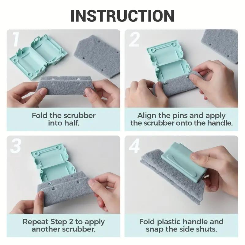 Criativo janela sulco pano de limpeza escova slot mão multiuso porta lacuna teclado escova de cozinha ferramentas para casa