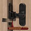 90/180 Graders Vänddörrslås Hem Säkerhet Skjutdörrslås Små Grindlås Hårdvara Stöldskyddslås Zinklegering Dörrbultar