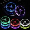 1/2PC Car Water Cup Holder LED Ambient Light Accessories USB Charging for Ralliart Lancer Outlander LANCER AIRTREK