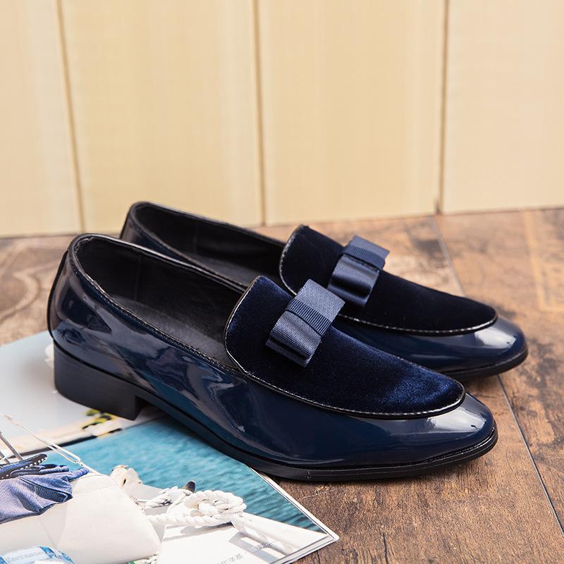 Men's Shoes Autumn British Retro Casual Shoes Versatile Hair Stylist Small Leather Shoes Formal Business Large Size Single Shoes Men