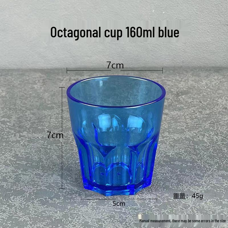 Durable PC Acrylic Beverage Cup: Heat, Cold & Drop Resistant for Restaurants