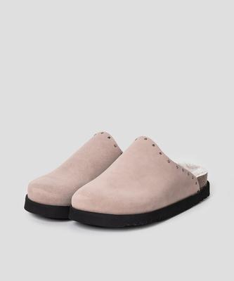 (Women) Studded Cork Clogs Beige (Hh49K2C33A)