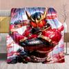 Kamen Rider Anime Flannel Blanket – Soft, Warm, Perfect for Sofas, Bedding, Camping, Travel, Office, and Home Decor – QJY