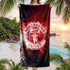 Asciugamano da Spiaggia Manchester United Morbido Microfibra Asciugamano Estivo Asciugatura Rapida Assorbente per Spiaggia Piscina Viaggio