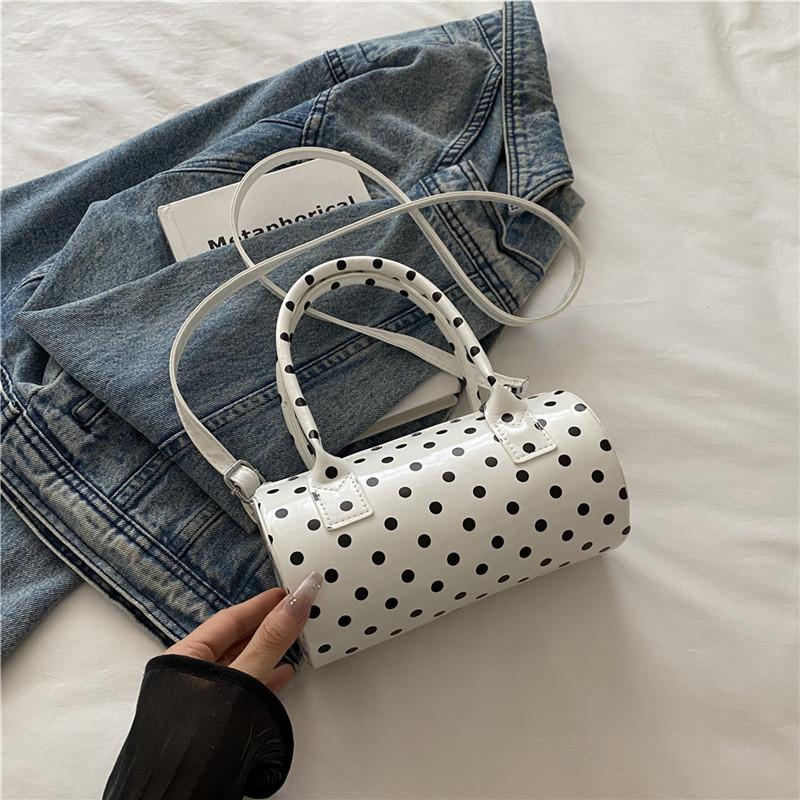 2025 New Korean Summer Handbag Small Bag Bag Women's Premium Polka Dot Niche Pillow Bag Single Shoulder Messenger Bag