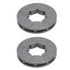2PCS 22mm Chainsaw Rim Sprocket 3/8in-10 High Strength Rugged Construction for 10 Teeth Chainsaw