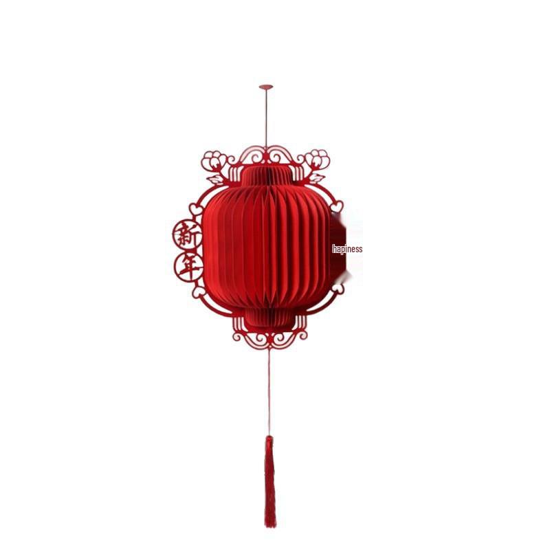 Chinese Horse Year 2026 Lanterns: 3D Honeycomb Hanging Ornaments for New Year and Spring Festival Decor.