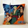 One Piece Pillow Cover Anime Fan Favorite Character Print Decorative Pillowcase for Bedroom Living Room and Anime Enthusiasts