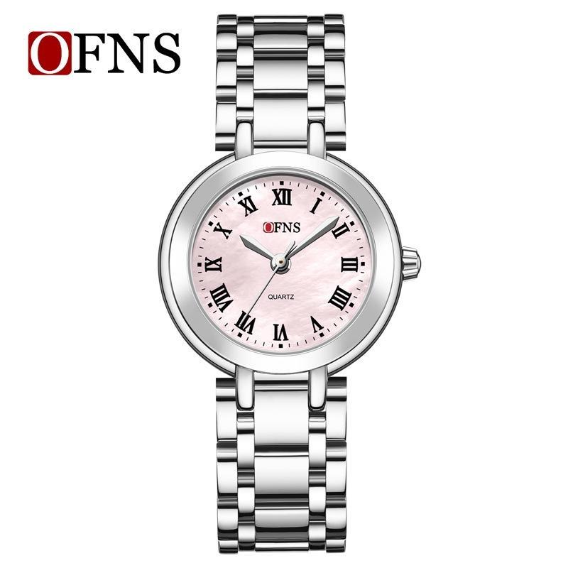 Women's Elegant Watches Fashion Light Luxury Original Wristwatch Stainless Steel Waterproof Quartz Ladies Watches