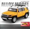 DYMNQM1 1:24 TOYOTA FJ Cruiser Alloy Car Model Diecast & Toy Metal Off-road Vehicles Car Model Sound and Light Simulation Childrens Gift