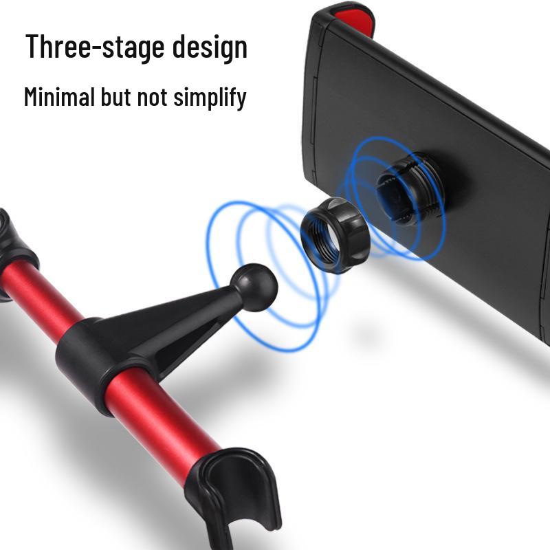 Rear Seat Telescopic Headrest Phone & Tablet Holder