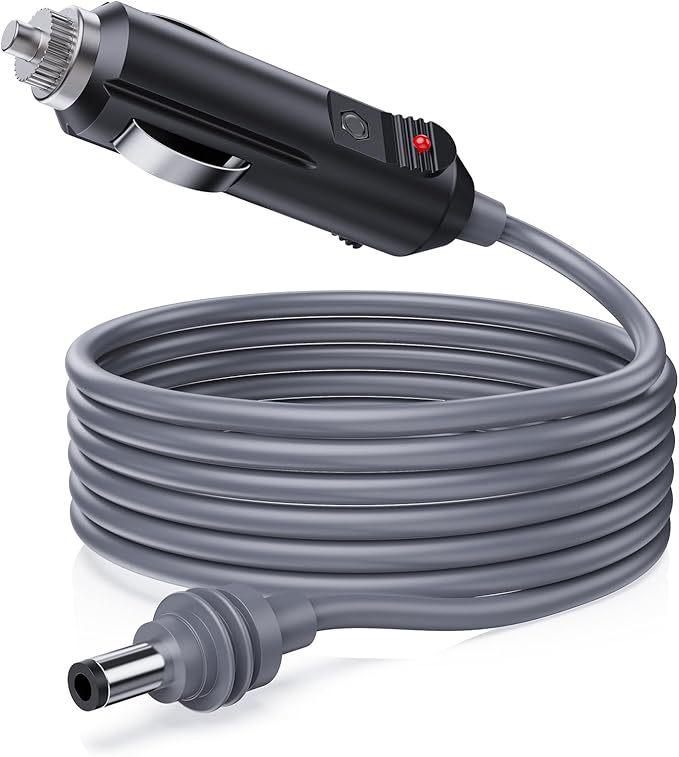 Waterproof 5m Car Charger Cable with Cigarette Lighter Adapter - Popular Model