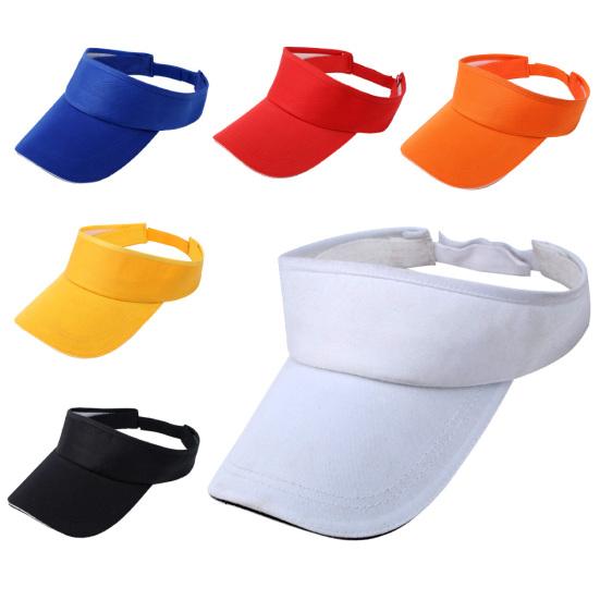 Women Men Adjustable Half-Head Sun Protection Visor Baseball Golf Sports Hat