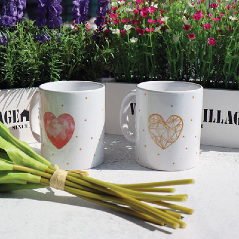 cb668-Design Mug 2p-Crystal Heart