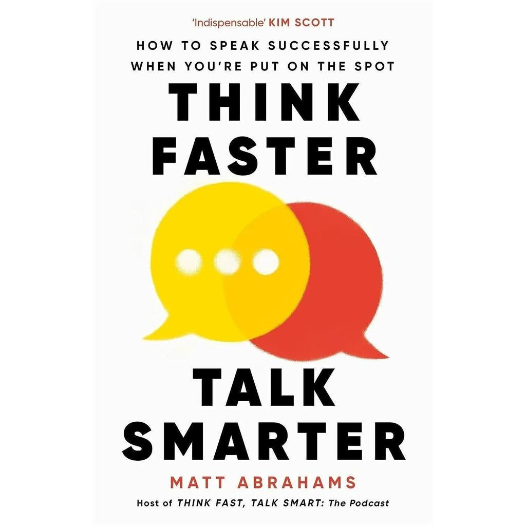 Think Faster Talk Smarter English Paperback Book # W654 UKN828
