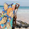 Volleyball H-Haikyuus Anime Beach Towel Colorful Bath Towels for Girl Microfiber Quick Dry Custom Sand Free Beach Yoga Spa Gym Pool