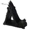 Cell Phone Stand for Desk 3D Printed Gothic Window Stand, Vintage Skull Vine Relief Organizer, Niche Dark Style Gift Academia Holder Phones,