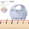 Sndyi Scalp Brush Straw Silicone Shampoo Ergonomic Design Massage Care Cleansing Head Wet Dry Use Gentle on Hair Bath Blue