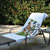 Personalized Beach Towel Custom Photo Name/Logo/Word Oversized Microfiber Towel Wedding Party Souvenir For Beach Swimming Bath