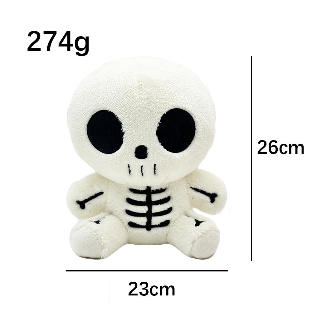 Cross-border New Product 2025 Halloween Ghost Short Plush Toy Doll with PP Cotton Filling 31-50cm Height 14 Years & up