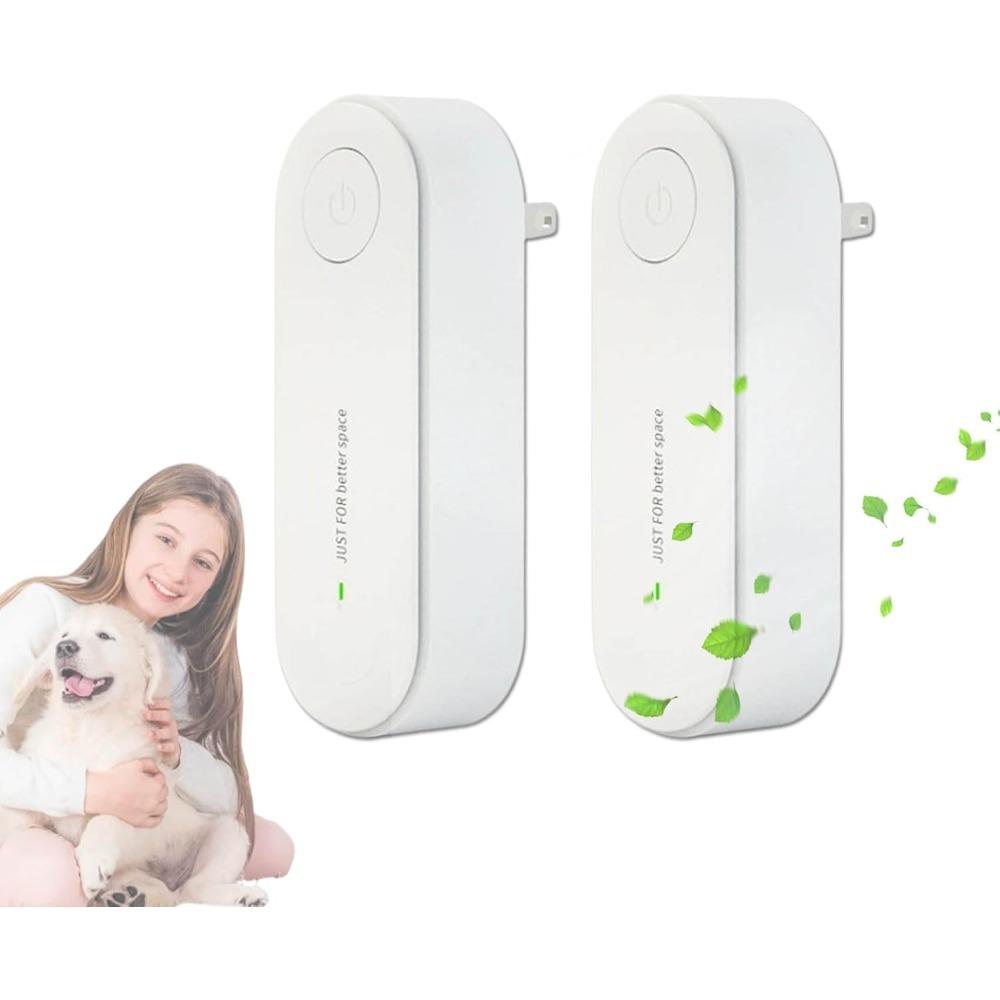 2026 Air Purifier Plug In, Portable Filterless Ionic Air Cleaner for Bedroom & Office, Forget Dust, Odors, Bad Smells (2, White) 2 белый
