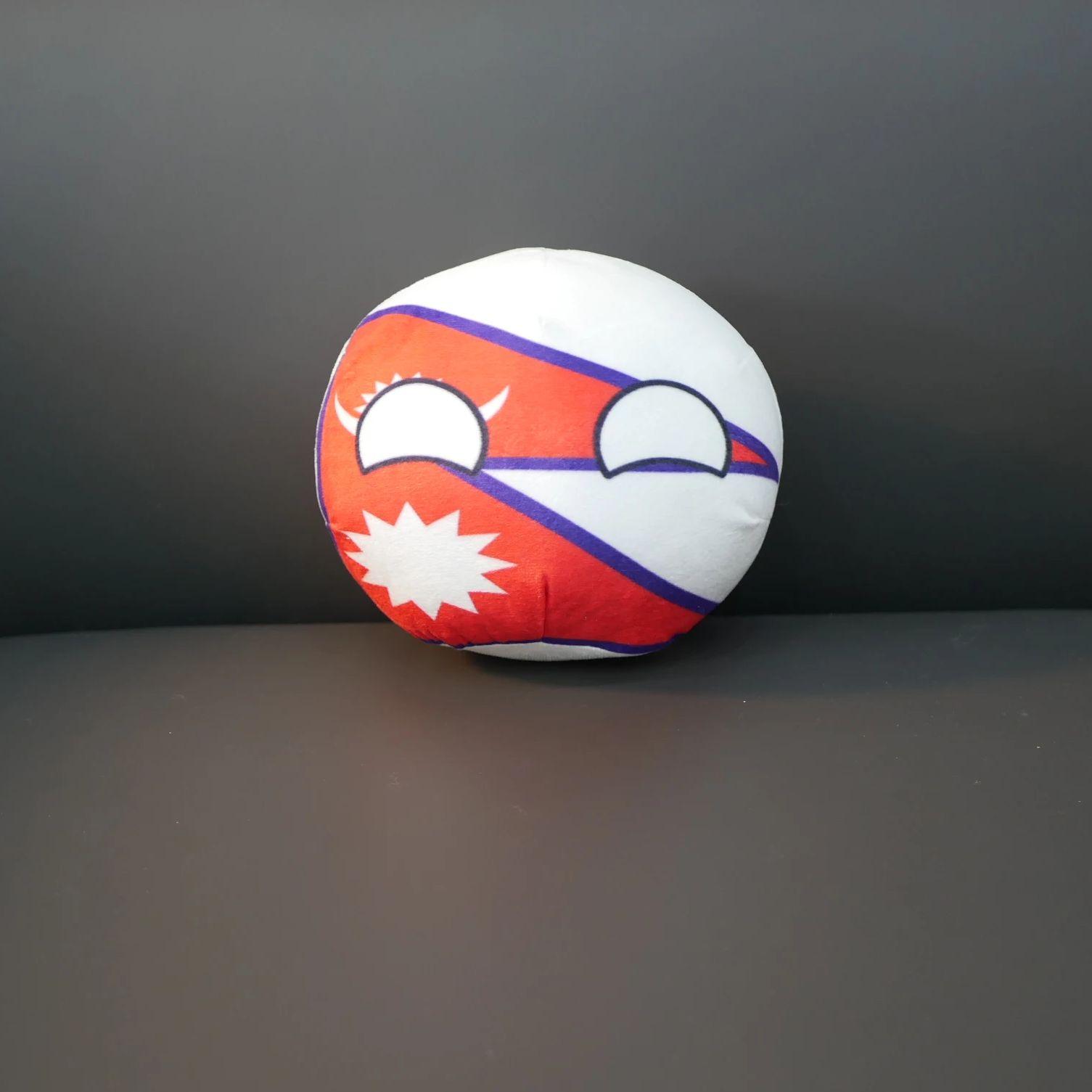

20/10 см Плюшевая игрушка Непал Countryball Набивная кукла Подвеска Домашний декор