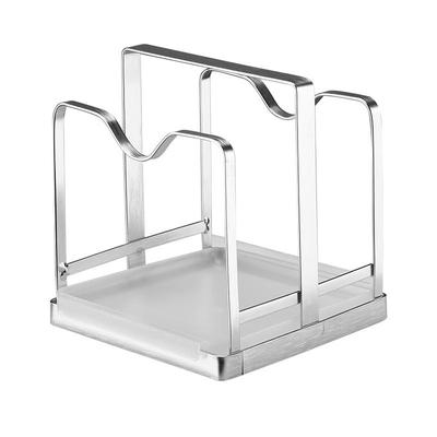 304 Stainless Steel Pot Lid & Cutting Board Holder