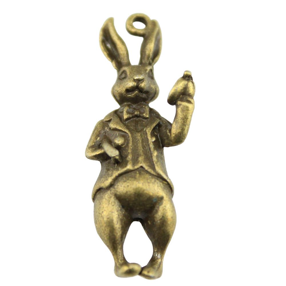 Pig Sheep Cow Mr Rabbit Charms Alloy Pendants For DIY Bracelet Necklace Accessories