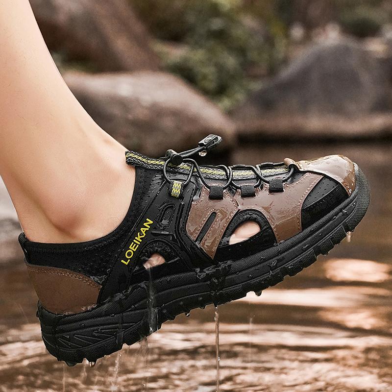 Fashion CYYTL Sandals Casual Mens Summer Shoes Beach Outdoor Slippers Walking Slides Comfort Luxury Designer Leather Lightweight Fashion