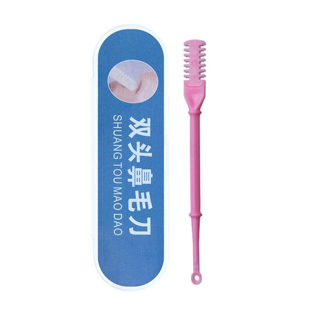 

Portable Nasal Hair Cutter 360 Rotating Head Nose Hair Clipper New Nose Hair Trimming for Men рожевий