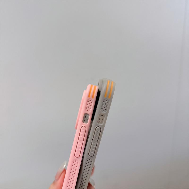 Luxury Contrasting Color Mesh Heat Dissipation Magnetic Protective Case for iPhone 16 Pro Max 15 14 13 12 Pro, Fully Shock-absorbing Protective Cover