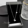 Butterfly Necklace Female Simple Exquisite Super Fairy Niche Design Cold Wind Collarbone Chain
