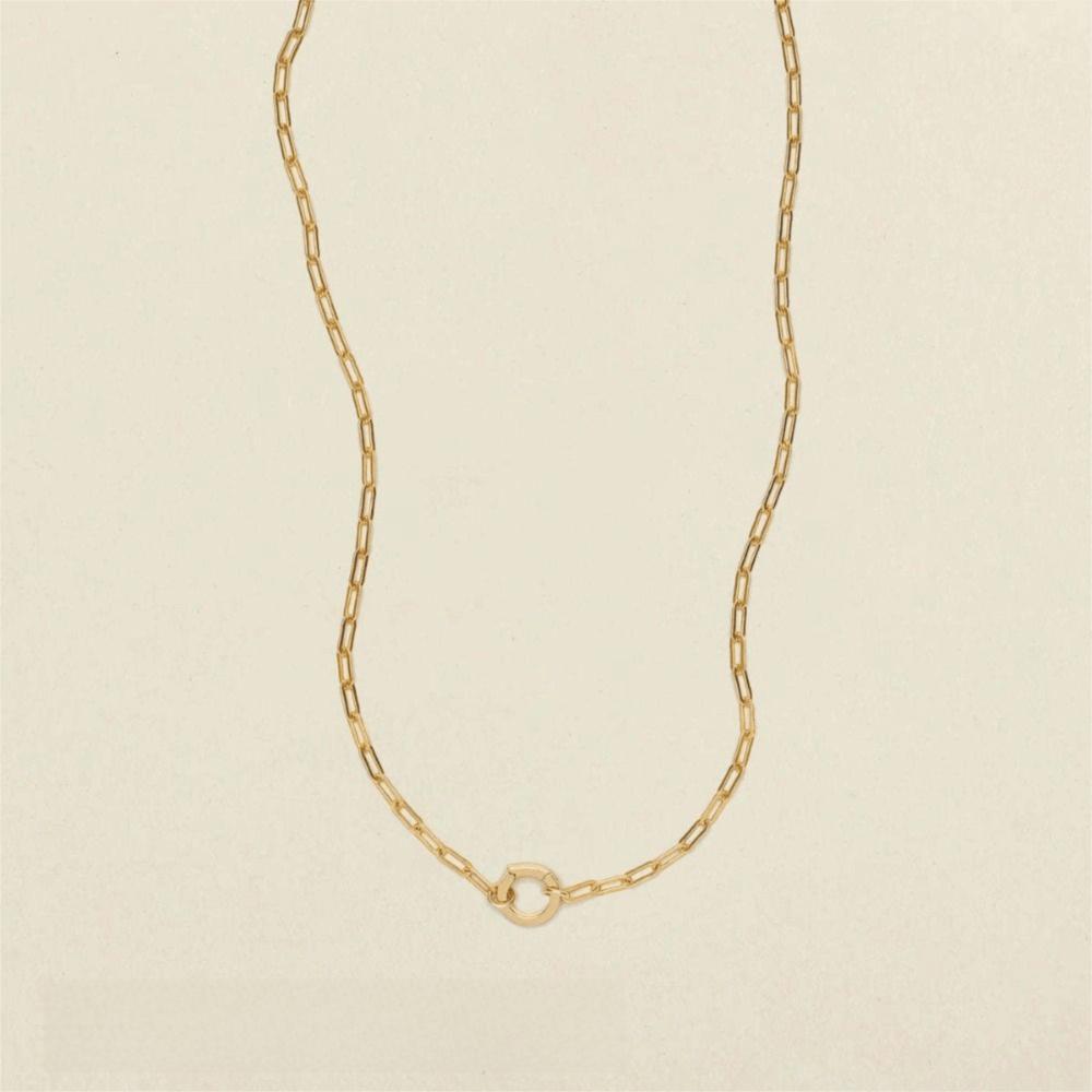 Colored Zirconia Birthstone Necklace Stainless Steel DIY Jewelry  For Women