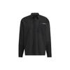 Men's Terrex Voyg Ls S Solid Color Chest Zipper Pocket Detail Long Sleeves Black Shirt HN2038