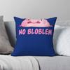 Blobfish No Problem Pillowcase Polyester Linen Velvet Pattern Zip Decor Car Cushion Case