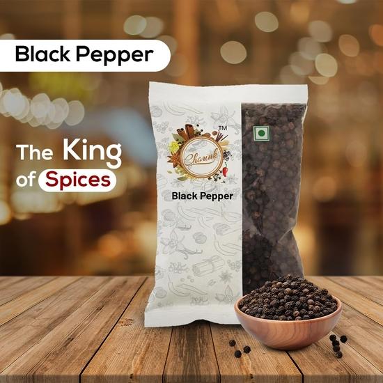 Condimente Chounk 100% Naturale Piper Negru Boabe Întregi 50 grame Fără Conservanți kali Mirch Pur Nalla Miriyalapudi