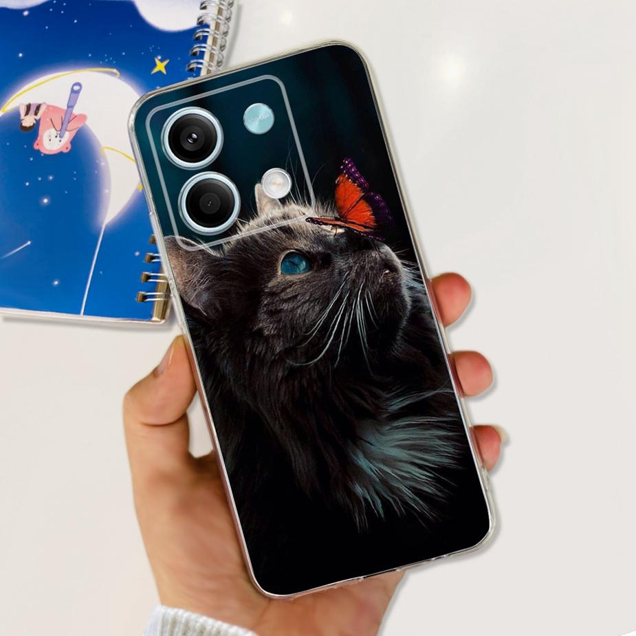 För Xiaomi Redmi Note 13 Pro Plus-skal Lyxigt målat fodral Klar silikontelefonskal för Redmi Note 13 Pro Note13 5G Mjukt skal