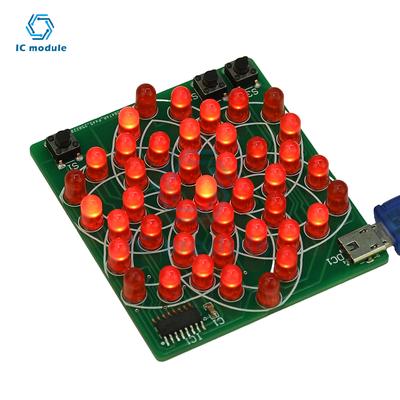 Kit Luce Elettronica Fai-da-te Mulino a Vento Acqua che Scorre - 43 LED Display Multi-Modello, Progetto di Saldatura Pratica 5V per Principianti