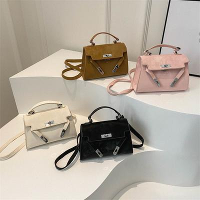 Prosta mała kwadratowa torba popularna niszowa torebka mała torebka damska wiosna nowa retro modna torba crossbody