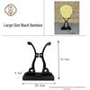 Wooden Lacquered Round Fan Display Stand – Ancient Style Festive Holder