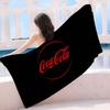 C-Coca C-cola Vintage Logo Mikrofaser Bedrucktes Strandtuch Bergsteigen Yoga Strand Schwimmen Laufen Saugfähiges Weiches Handtuch
