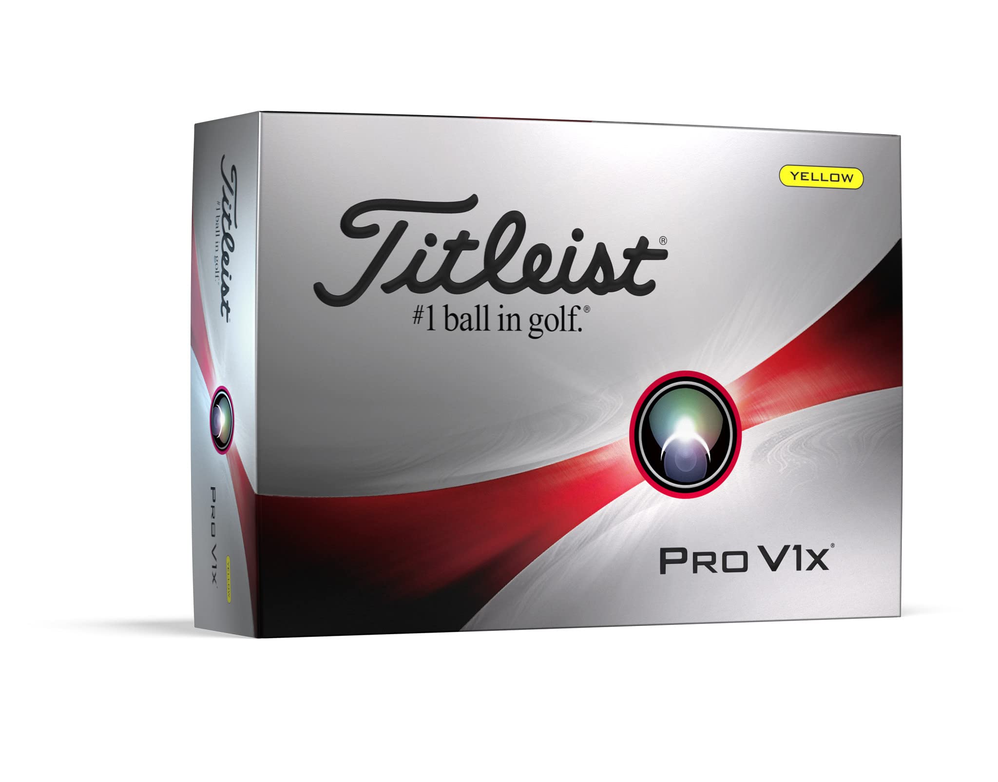 

TITLEIST PRO V1X 23 Yellow Golf Balls, Unisex, DZ, T2148S-J