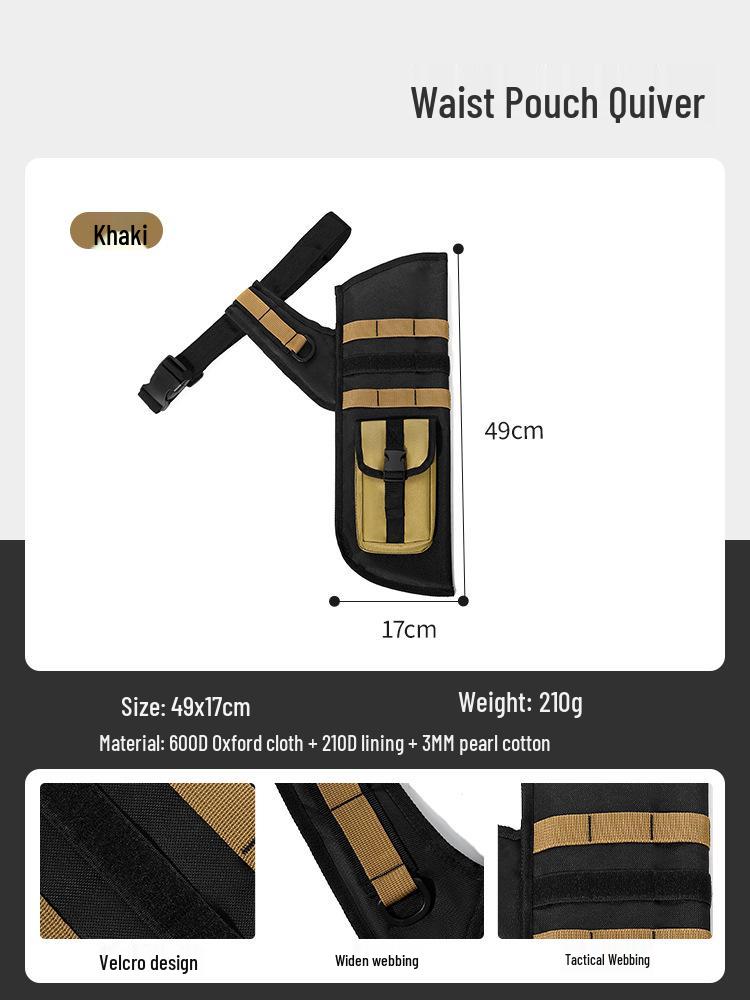 Portable Outdoor Tactical Arrow Quiver Bag for Archery