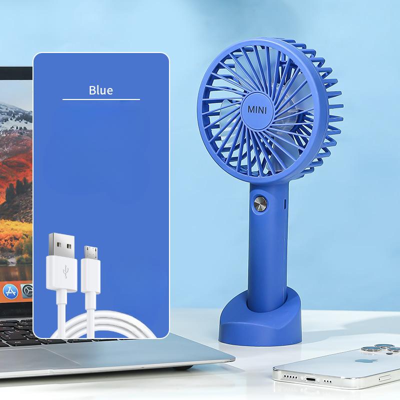 Handheld Fan Outdoor Portable USB Charging Cartoon Small Fan Portable Student Gift Home Mini Heat Relief Small Fan