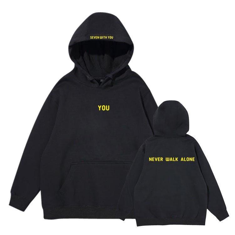 Jimin Kapüşonlu Sweatshirt - Park Jimin, Kim Seokjin, Kim Namjoon Esintili Sweatshirt
