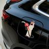 Oil Tank Sticker Sticky Wallpaper Oil Cap Sticker For Tractor Trailer Mirror Truck Window Motorcycle Vehicle 1/5Pcs